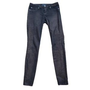 Jessica Simpson Black w/ Gold Sparkle Skinny Jeans